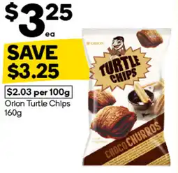 Woolworths Orion Turtle Chips offer