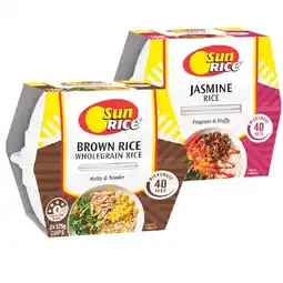 Woolworths SunRice Microwave Rice Cup 240-250g offer