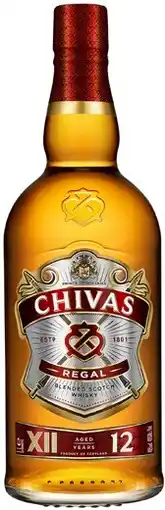 Coles Chivas Regal 12YO Scotch Whisky 1 Litre offer