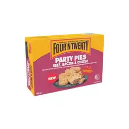Woolworths Four’N Twenty Party Pies Pk 12 offer