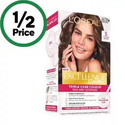 Woolworths L’Oréal Excellence Creme Permanent Hair Colour offer