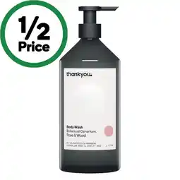 Woolworths Thankyou Body Wash offer