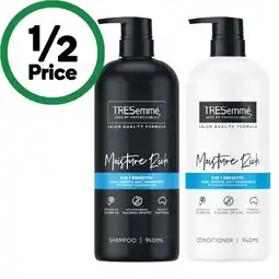 Woolworths TRESemmé Shampoo or Conditioner offer
