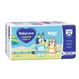 Woolworths BabyLove Cosifit Nappies Pk 26-48 offer
