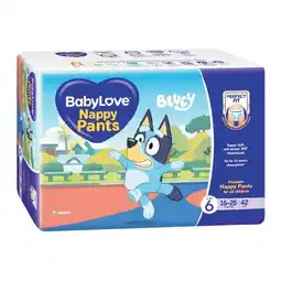 Woolworths BabyLove Nappy Pants Pk 42-56 offer