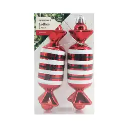 Woolworths Christmas Traditional Lollies Ornament Pk 2 offer