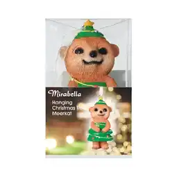 Woolworths Christmas Traditional Hanging Meerkat Tree Ornament offer