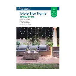 Woolworths Christmas Curtain Solar Lights Pk 10 offer