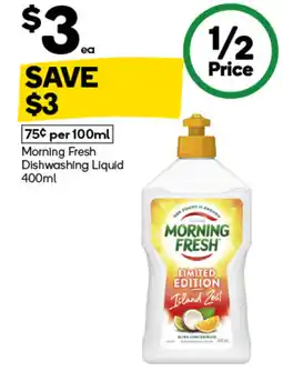 Woolworths Morning Fresh Dishwashing Liquid offer