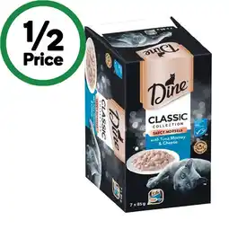 Woolworths Dine Wet Cat Food Pk 7 x 85g offer