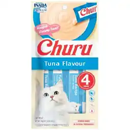 Woolworths Churu Puree Cat Treats Pk 4 x 14g offer