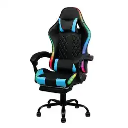 Woolworths Advwin Gaming & Office Chair, Black & Blue offer