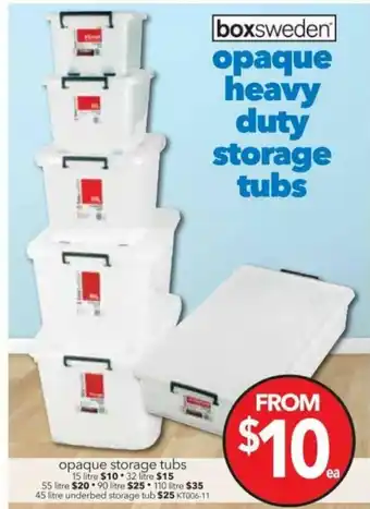 Cheap as Chips Opaque heavy duty 15 litre offer