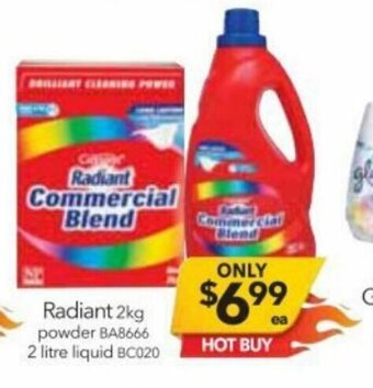 Cheap as Chips Radiant 2kg powder BA8666 offer