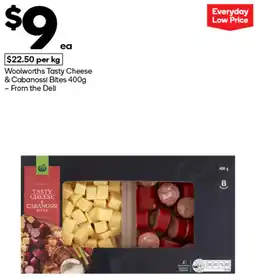Woolworths Woolworths Tasty Cheese & Cabanossi Bites offer