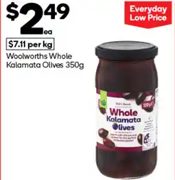 Woolworths Woolworths Whole Kalamata Olives offer