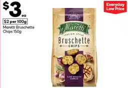 Woolworths Maretti Bruschette Chips offer