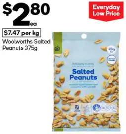 Woolworths Woolworths Salted Peanuts offer