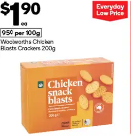 Woolworths Woolworths Chicken Blasts Crackers offer