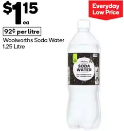 Woolworths Woolworths Soda Water offer