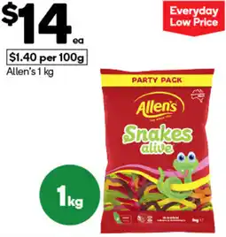 Woolworths Allen's offer
