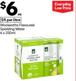 Woolworths Woolworths Flavoured Sparkling Water offer