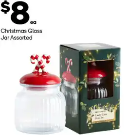 Woolworths Christmas Glass Jar Assorted offer