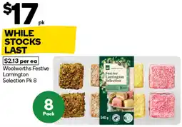 Woolworths Woolworths Festive Lamington Selection Pk 8 offer