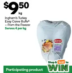 Woolworths Ingham's Turkey Easy Carve Buffe offer