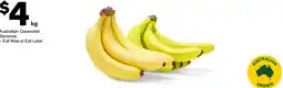 Woolworths Australian Cavendish Bananas offer