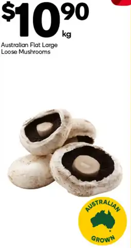 Woolworths Australian Flat Large Loose Mushrooms offer