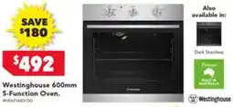 Harvey Norman Westinghouse 600mm S-Function Oven offer