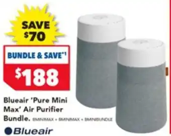 Blueair 'Pure Mini Max' Air Purifier Bundle