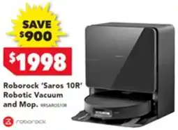 Harvey Norman Roborock ‘Saros 10R' Robotic Vacuum and Mop offer