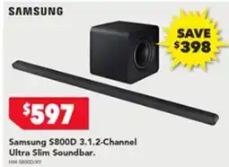 Harvey Norman Samsung S800D 3.1.2-Channel Ultra Slim Soundbar offer
