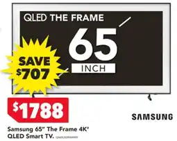 Harvey Norman Samsung 65″ The Frame 4K* QLED Smart TV offer