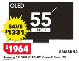 Harvey Norman Samsung 55" S90F OLED 4K* Vision Al Smart TV offer
