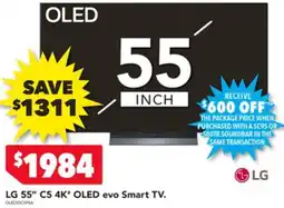 Harvey Norman LG 55" C5 4K OLED evo Smart TV offer