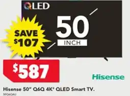 Harvey Norman Hisense 50" Q6Q 4K' QLED Smart TV offer