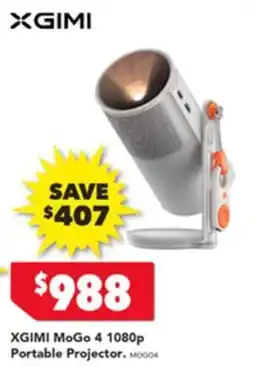 Harvey Norman XGIMI MoGo 4 1080p Portable Projector offer