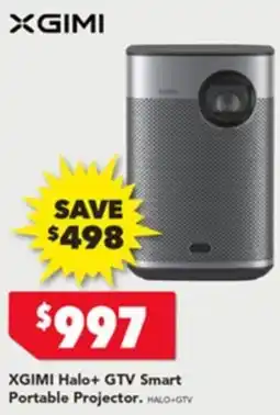 Harvey Norman XGIMI Halo+ GTV Smart Portable Projector offer