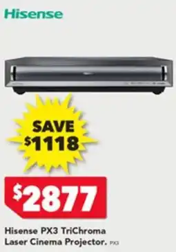 Harvey Norman Hisense PX3 TriChroma Laser Cinema Projector offer