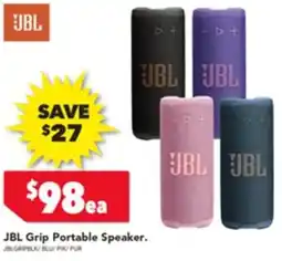Harvey Norman JBL Grip Portable Speaker offer