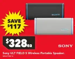Harvey Norman Sony ULT FIELD 5 Wireless Portable Speaker offer