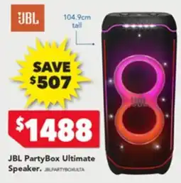 Harvey Norman JBL PartyBox Ultimate Speaker offer
