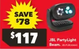 Harvey Norman JBL PartyLight Beam offer