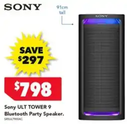 Harvey Norman Sony ULT TOWER 9 Bluetooth Party Speaker offer