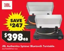 Harvey Norman JBL Authentics Spinner Bluetooth Turntable offer