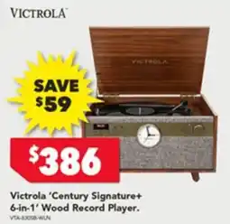 Harvey Norman Victrola 'Century Signature+ 6-in-1' Wood Record Player offer