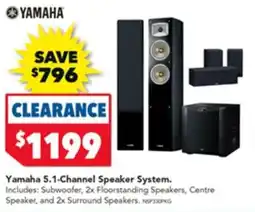 Harvey Norman Yamaha 5.1-Channel Speaker System offer